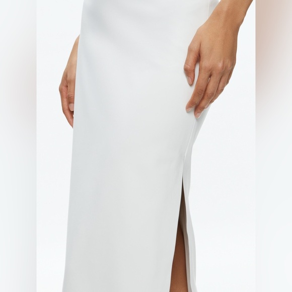 Alice + Olivia MAEVE VEGAN MIDI SKIRT - Picture 5 of 12